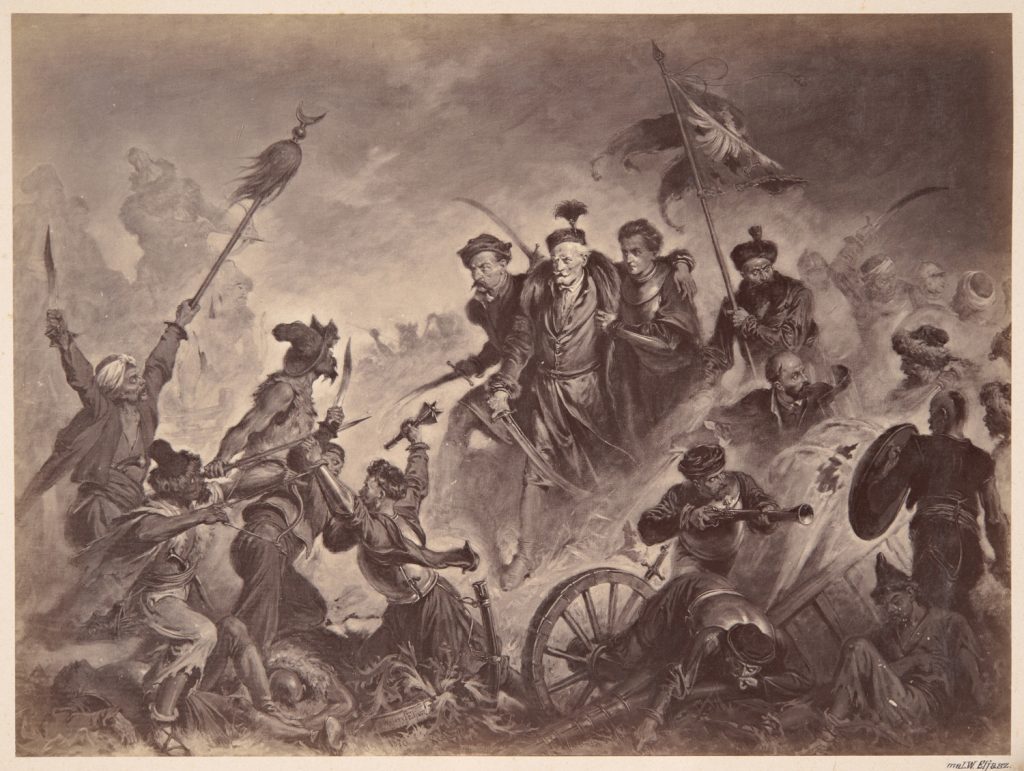 Repr. fot. malarstwa, "Stanisław Żółkiewski w biwie pod Cecorą"