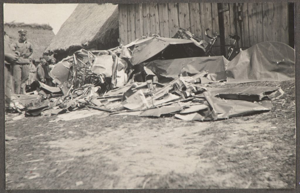 Szczątki samolotu