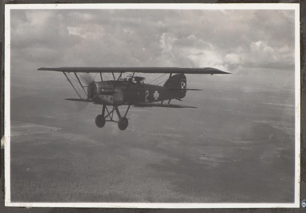 Samolot Potez XV w locie