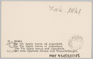 Rzym, Via Appia Nuova, Akwedukt Klaudiusza, ruiny