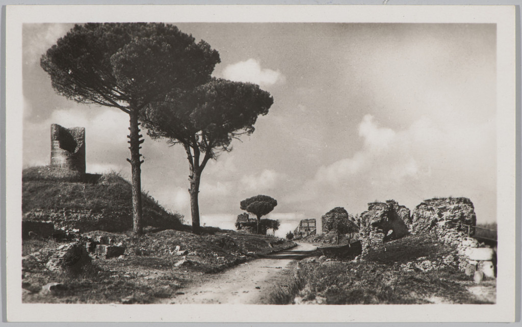 Rzym, Via Appia, nagrobki, ruiny