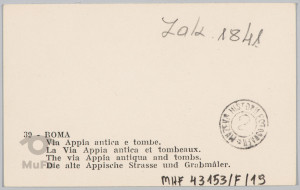 Rzym, Via Appia, nagrobki, ruiny