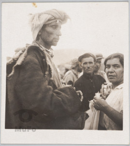 na targu, Tatar w jasnym zawoju, portret