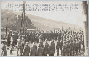 Portret zbiorowy, żołnierze, odznaczenie, 23 Brygada Franciszka Latinika