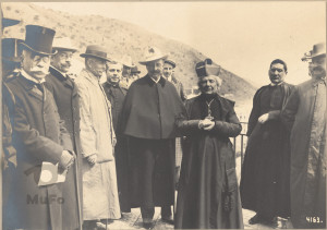 Wilhelm II i Arcybiskup w Monreale w towarzystwie świty