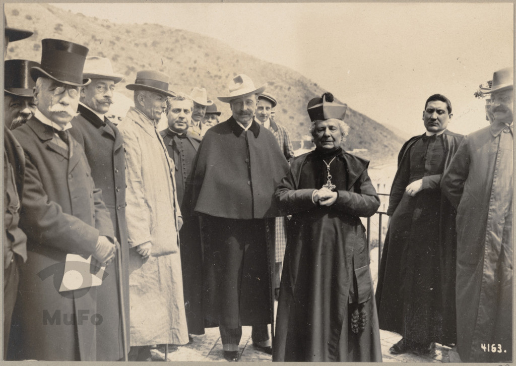 Wilhelm II i Arcybiskup w Monreale w towarzystwie świty