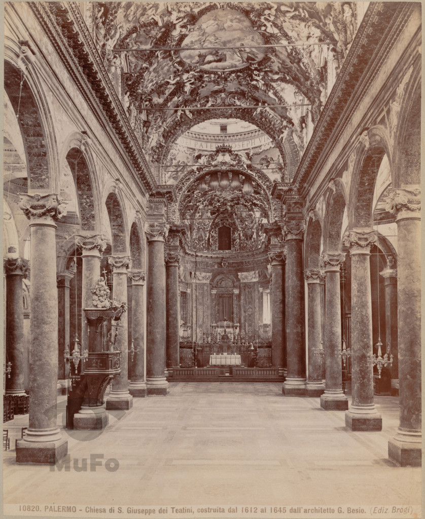 Wnętrze kościoła San Giuseppe dei Teatini, Palermo