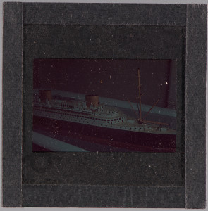 Model okrętu w wannie