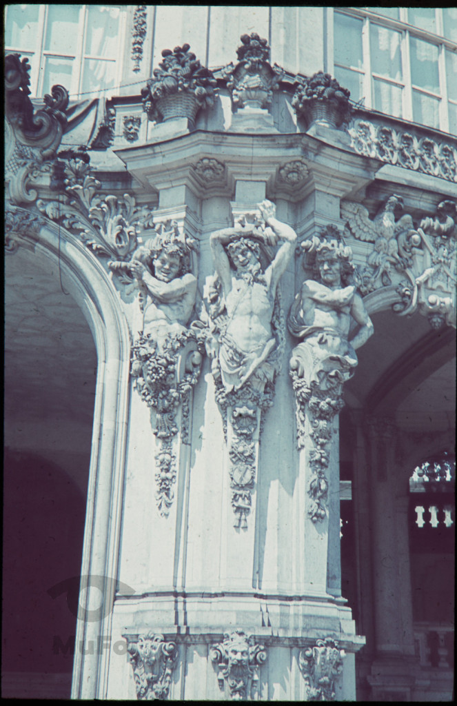 Drezno, pałac Zwinger, detal