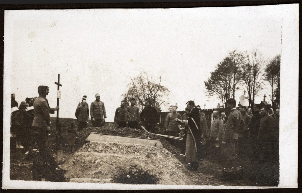 jeńcy rosyjscy, pogrzeb