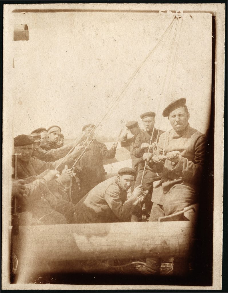 budowa mostu, jeńcy rosyjscy.