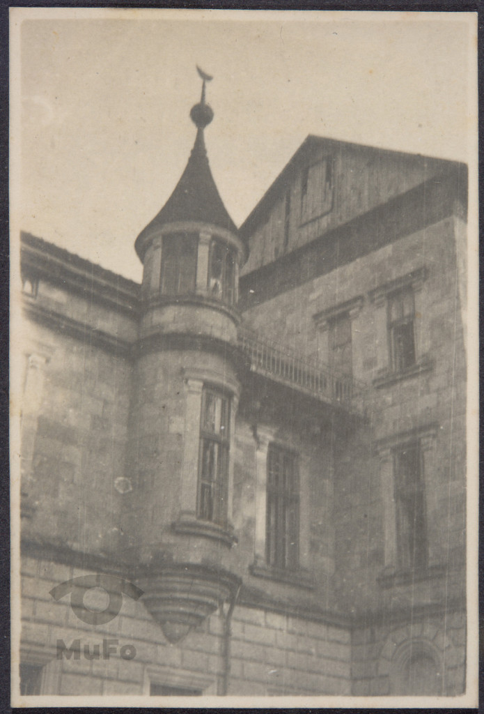 Horyniec, pałac, fragment fasady