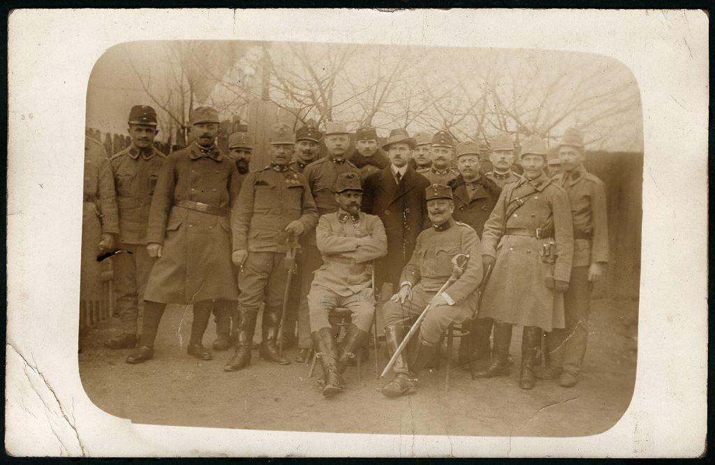 oficerowie austriaccy, portret grupowy