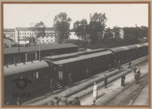 Cieszyn, stacja kolejowa, oficerowie