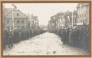 Frysztat, ulica, tłum.