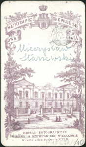 Mieczysław Starzewski, portret