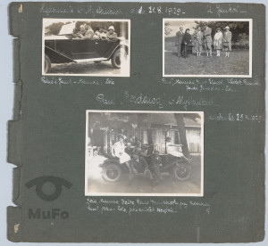 Album bez oprawy, 41 kart z zielonego kartonu