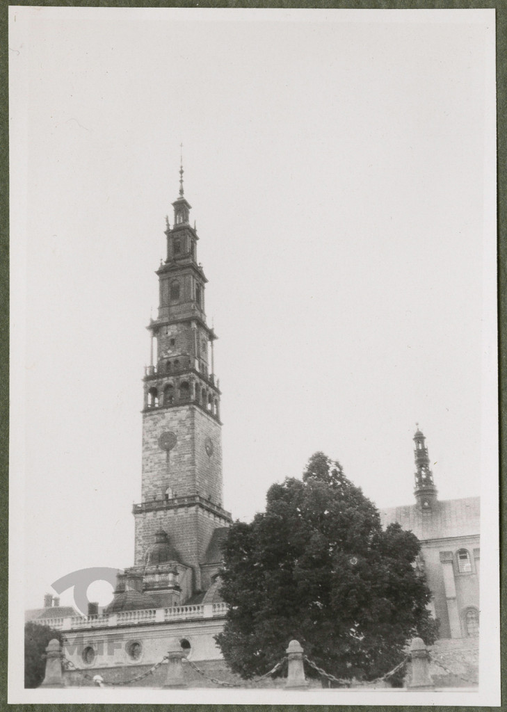 Częstochowa, wieża klasztoru paulinów, widok