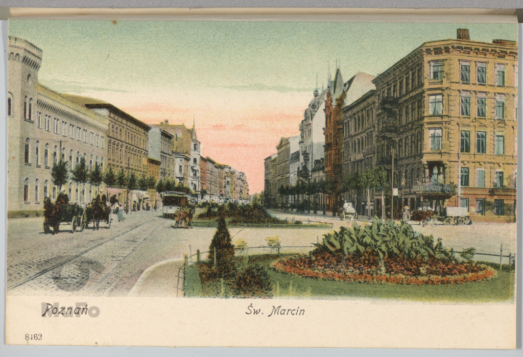 Poznań, ul. Św. Marcina, widok.