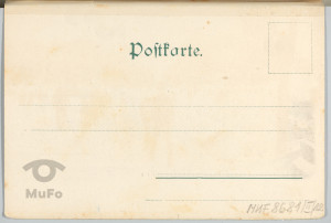 Poznań, fragment murów z budynkami, widok.