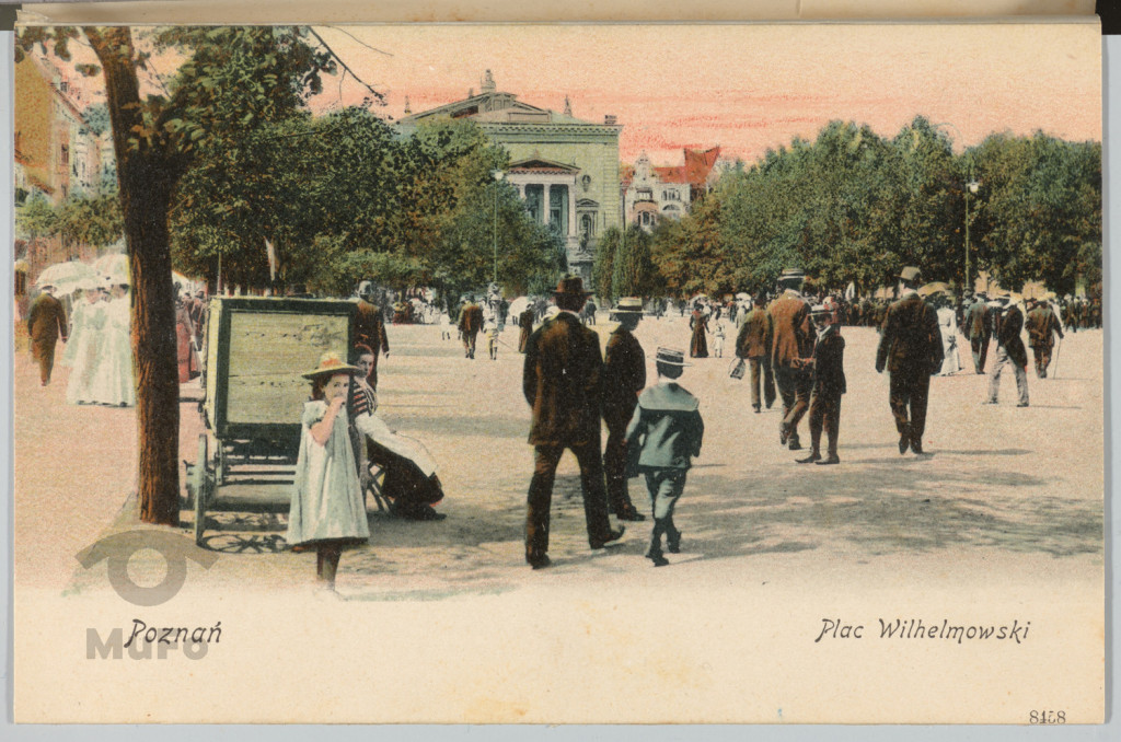 Poznań, Plac Wilhelmowski, widok.