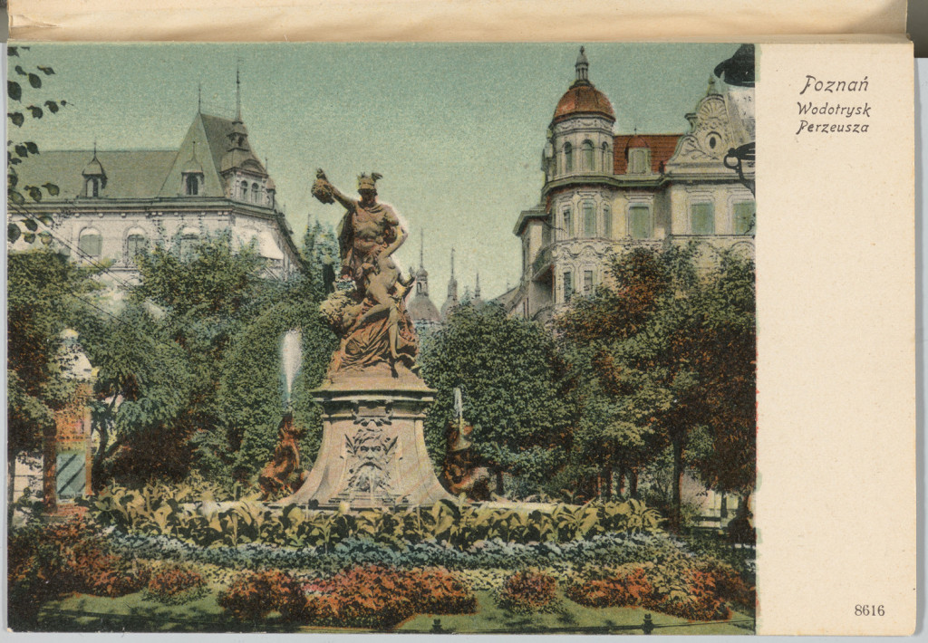 Poznań, Fontanna Perseusza, widok.