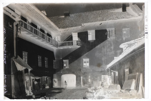 Wilno, ulica Niemiecka, podwórze