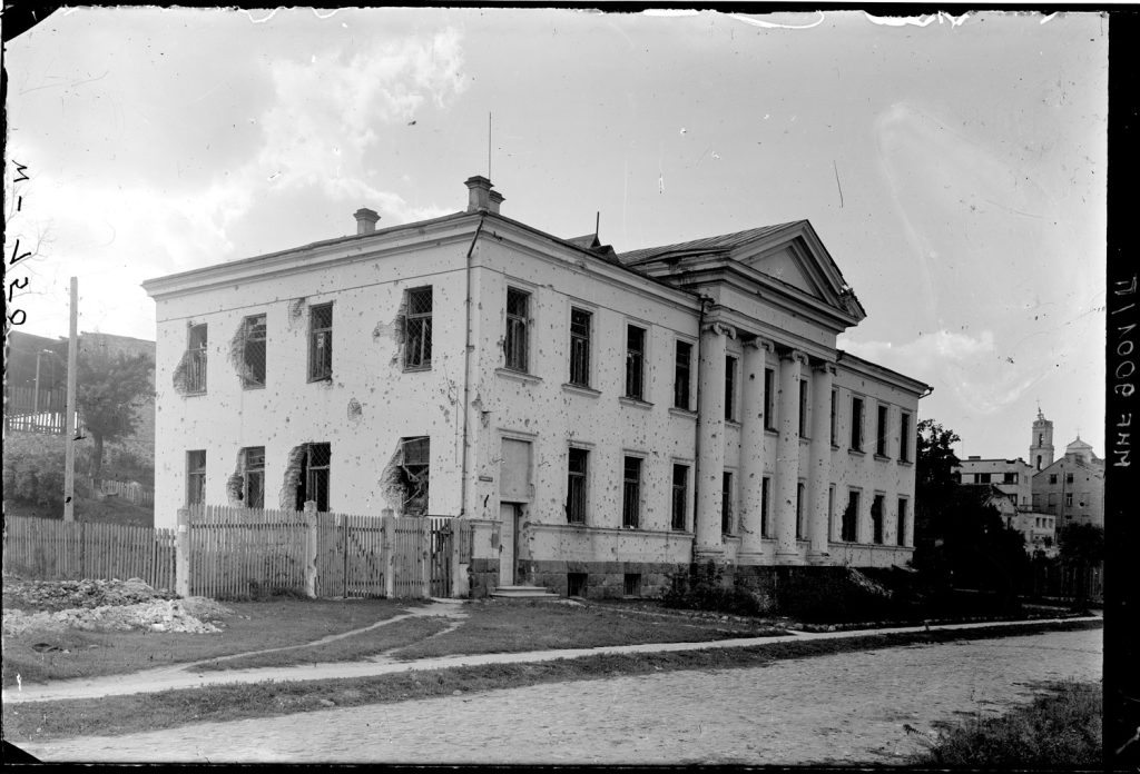 Wilno, ulica Joachima Lelewela, budynek Towarzystwa Przyjaciół Nauk