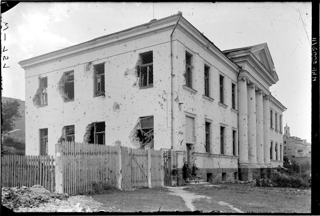 Wilno, ulica Joachima Lelewela, budynek Towarzystwa Przyjaciół Nauk