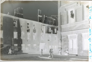 Wilno, ulice Dominikańska i Niemiecka, budynek magistratu i hotel „Europa”