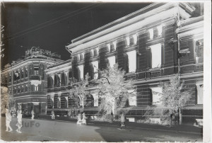 Wilno, ulica Mickiewicza 13, kasyno garnizonowe w ruinie