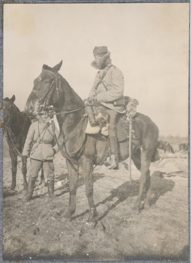 Kawalerzyści armii Austro-Węgier w czasie postoju