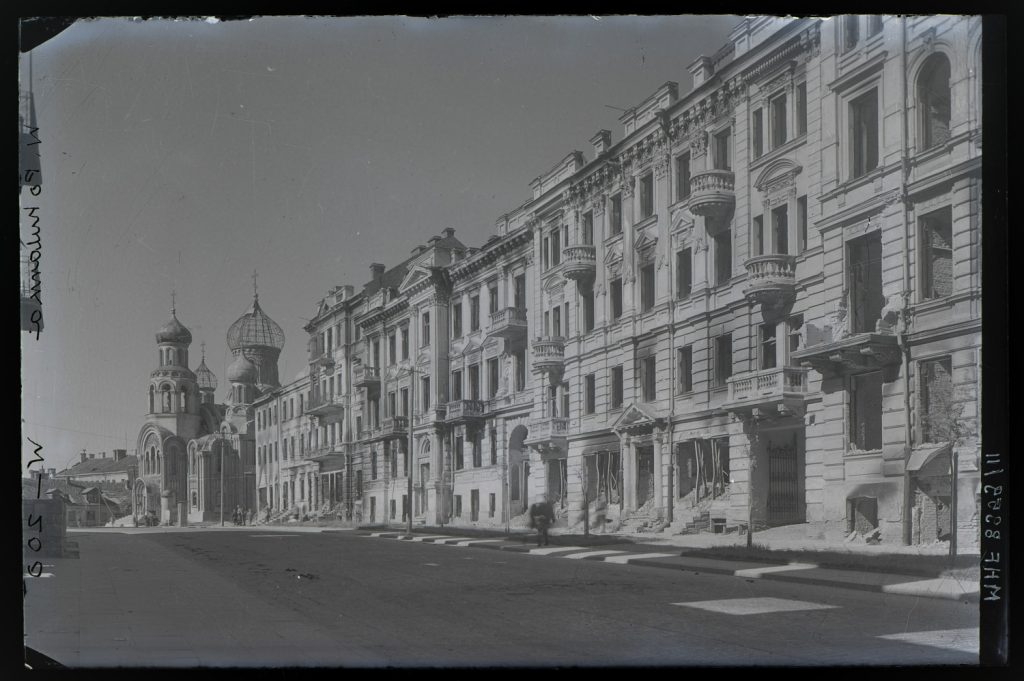 Wilno, ulica Jana Basanowicza, dawniej Wielka Pohulanka, cerkiew Romanowska