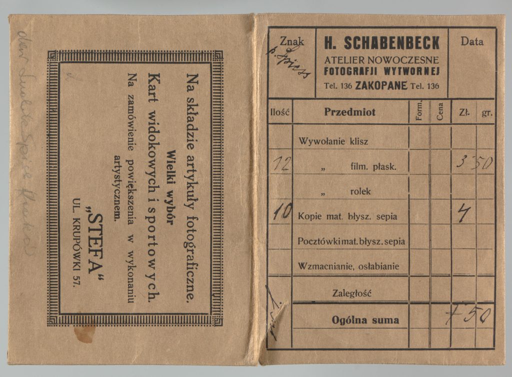 Koperta firmowa, Henryka Schabenbecka