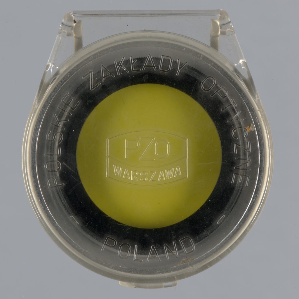 Filtr fotograficzny, żółty GG-6
