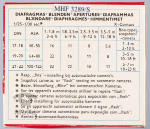 Żarówka spaleniowa Photoflux AG 3B